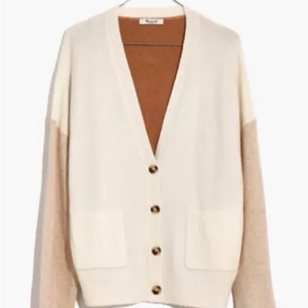 Madewell Short Kent Ex-Boyfriend Cardigan Sweater